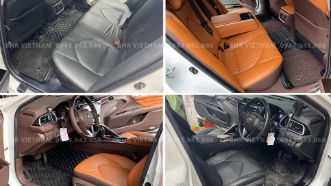 Đổi màu nội thất - Bọc ghế da Nappa ô tô Toyota Camry: Cao cấp, Form mẫu chuẩn, mẫu mới nhất